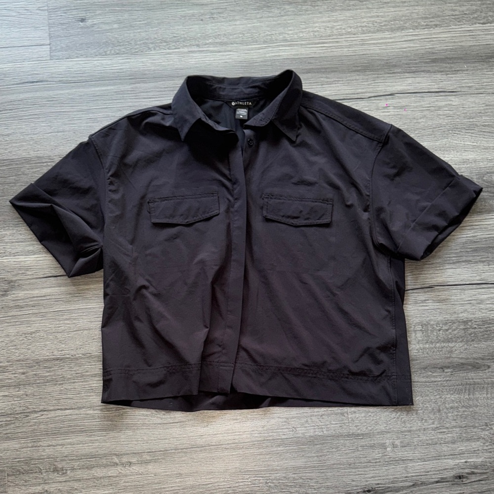 Athleta black  Short Sleeve Shirt